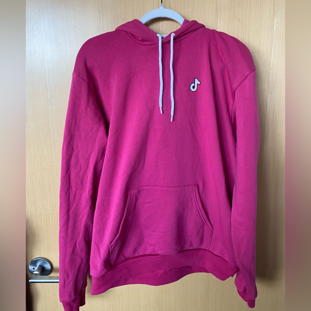 Official Pink Tik Tok Hoodie Magenta Sweatshirt XL 16